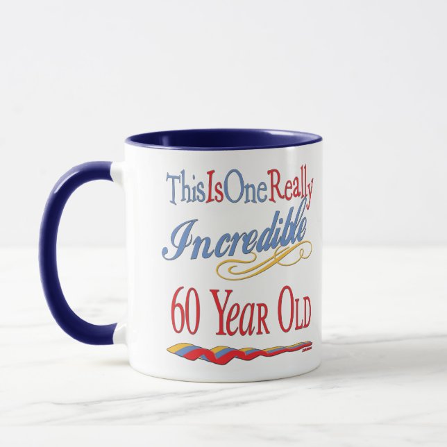 Incredible 60th Birthday Mug (Left)