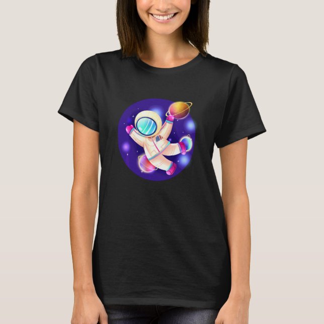 Incredible American Flag Days Tee Spaceman Throw S (Front)