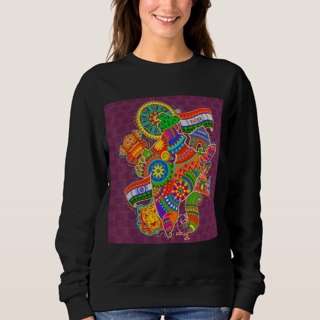 Incredible India Proud Desi Sweatshirt (Front)