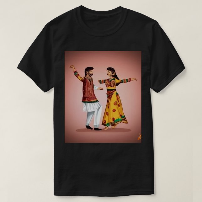"Incredible India: Where Tradition Meets Modernity T-Shirt (Design Front)