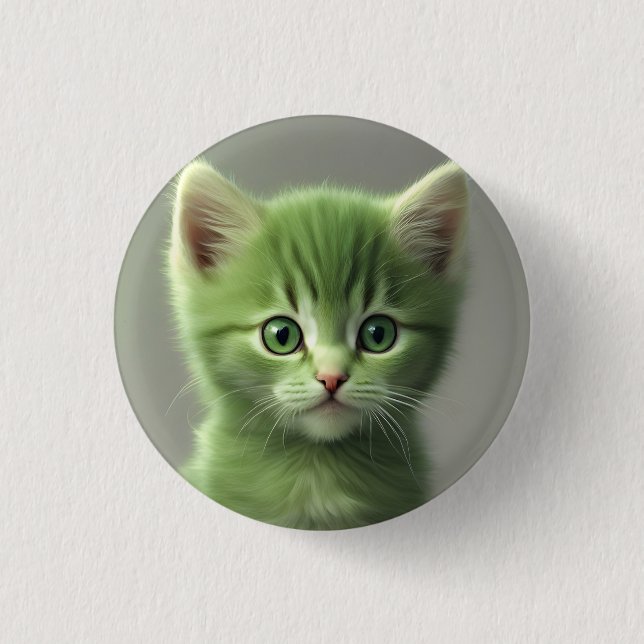 Incredible Kitten 3 Cm Round Badge (Front)