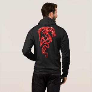 Incredible Men's Full-Zip Hoodie In Dragon Design