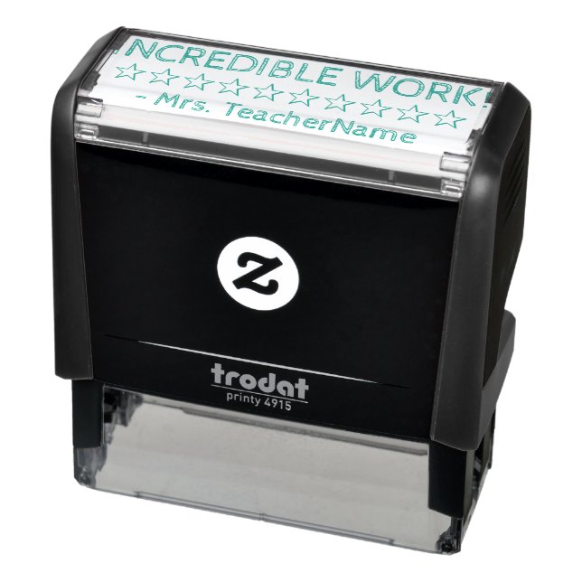 "INCREDIBLE WORK!" Feedback Rubber Stamp (Product)