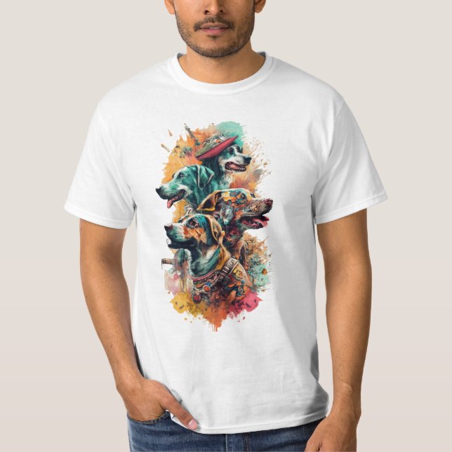 Incredibly Beautiful Sicilian Mafia Dogs T-Shirt (Front)