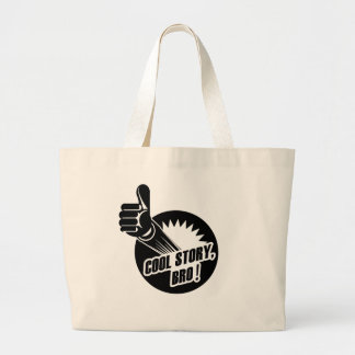 Incredistory Cool Story Bro Large Tote Bag