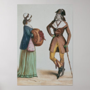 `Incroyable et Merveilleuse', c.1775 Poster