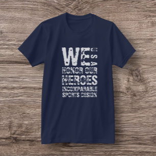 IncSprtsDsgn USA, 'We honour our Heroes' T-Shirt