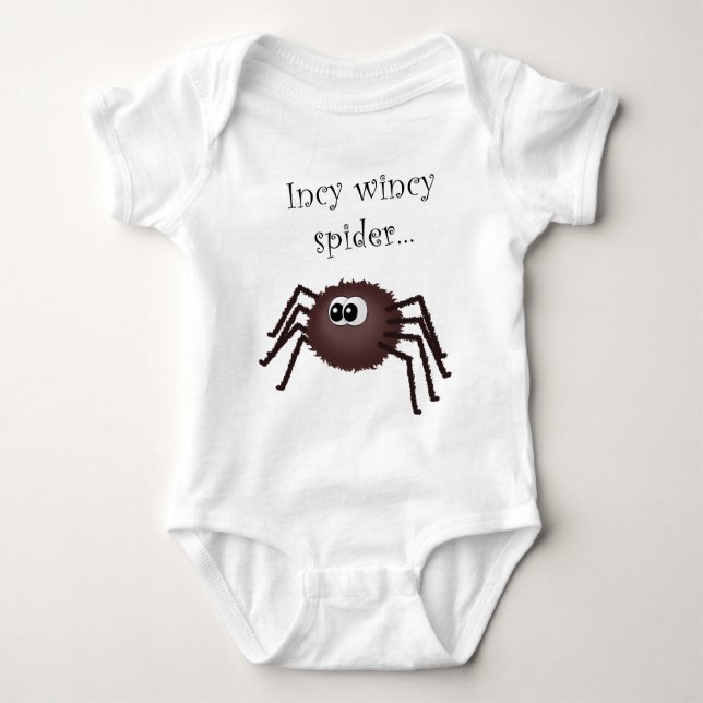 Incy wincy spider baby bodysuit (Front)
