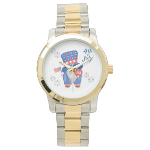 independance day garden gnome 4th of july watch