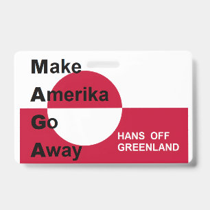 Independant Greenland ID Badge
