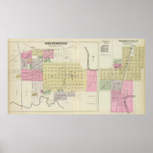 Independence, Coffeyville and Havana, Kansas Poster