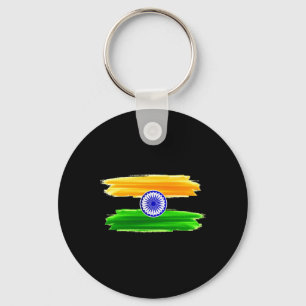 Independence Day 15 August 1947 Indian Flag Patrio Key Ring