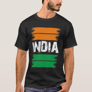 Independence Day 15 August 1947 Indian Flag Patrio T-Shirt