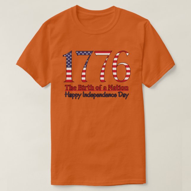 Independence Day 1776 T-Shirt (Design Front)