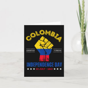 Independence Day 1810 Republic Of Colombia 2023 Card