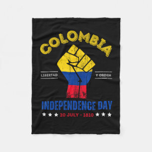 Independence Day 1810 Republic Of Colombia 2023  Fleece Blanket