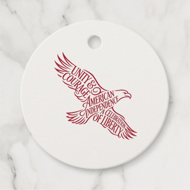 Independence Day 2026 Favour Tags (Front)