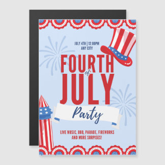 INDEPENDENCE DAY 2026 MAGNETIC INVITATION