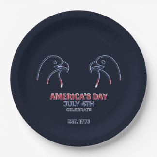 Independence Day 2026 Paper Plate