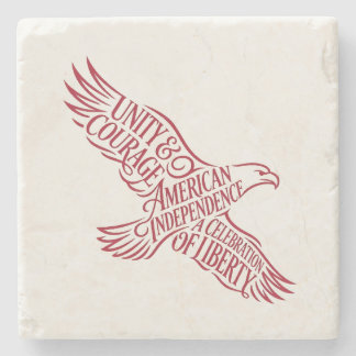 Independence Day 2026 Stone Coaster
