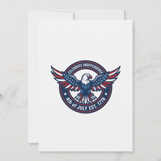 Independence Day 2026 Thank You Card (Front)