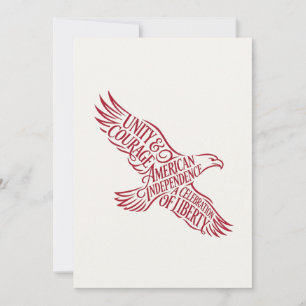 Independence Day 2026 Thank You Card
