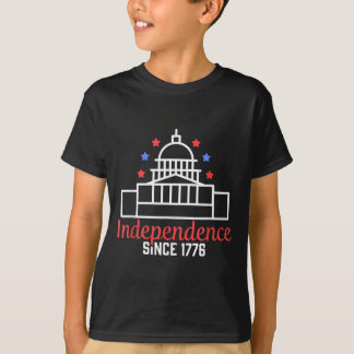 Independence Day 4th July Freedom Capitol USA T-Shirt