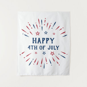 Independence Day 4th Of July Patriotic American Tapestry