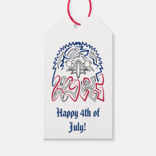 Independence Day American Eagle Gift Tags