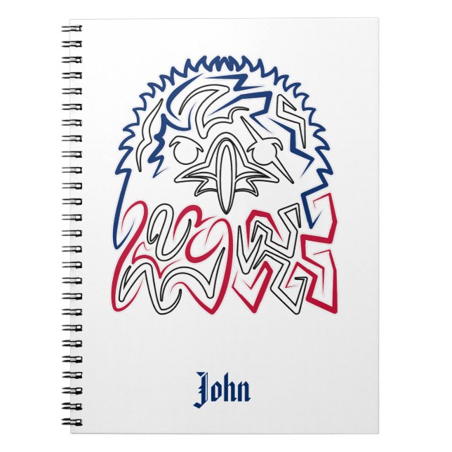 Independence Day American Eagle Notebook (Front)