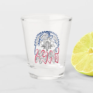Independence Day American Eagle Shot Glass