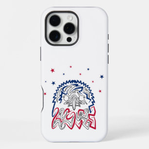 Independence Day American Eagle Stars iPhone 16 Pro Max Case