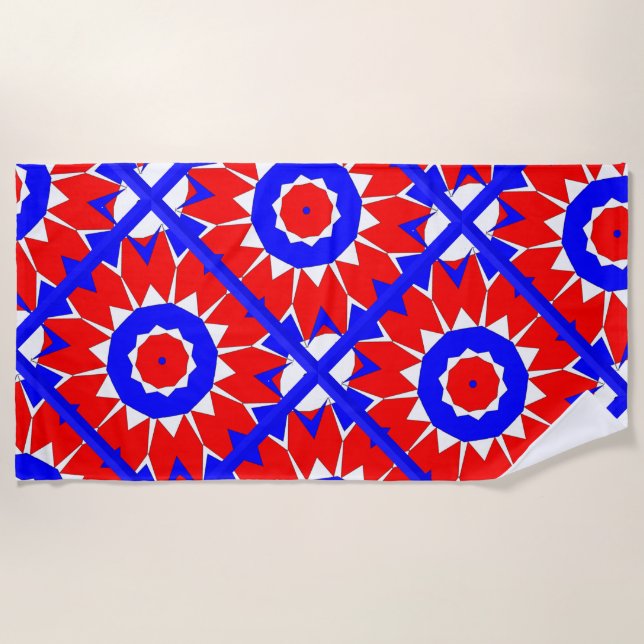 Independence Day Beach Towel (Front)