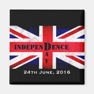 Independence Day Brexit Custom Date 26/06/2016 Magnet