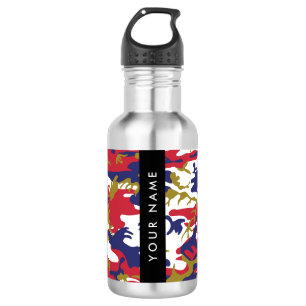 Independence day Camouflage Your name Personalise 532 Ml Water Bottle