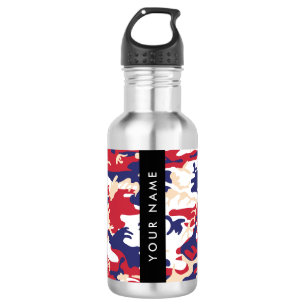 Independence day Camouflage Your name Personalise 532 Ml Water Bottle