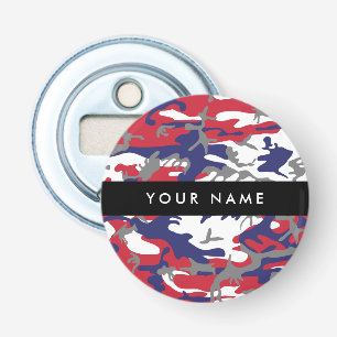 Independence day Camouflage Your name Personalise Bottle Opener