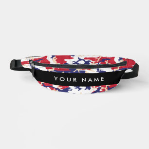 Independence day Camouflage Your name Personalise Bum Bags