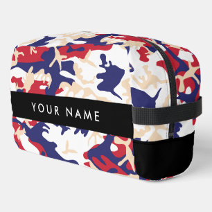 Independence day Camouflage Your name Personalise Dopp Kit