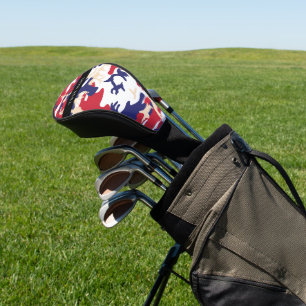 Independence day Camouflage Your name Personalise Golf Head Cover