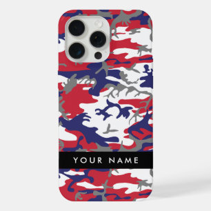 Independence day Camouflage Your name Personalise iPhone 15 Pro Max Case
