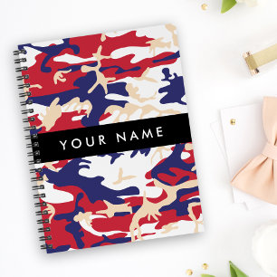 Independence day Camouflage Your name Personalise Planner
