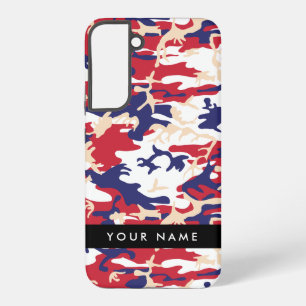 Independence day Camouflage Your name Personalise Samsung Galaxy Case