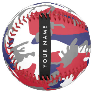 Independence day Camouflage Your name Personalise Softball