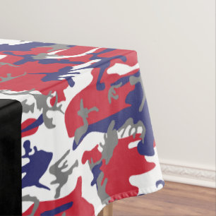 Independence day Camouflage Your name Personalise Tablecloth