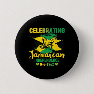 Independence Day Celebration Proud Jamaican 1962 6 Cm Round Badge