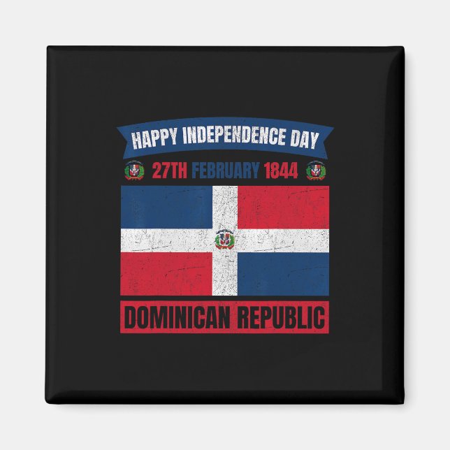 Independence Day Dominican Republic Celebration 5  Magnet (Front)