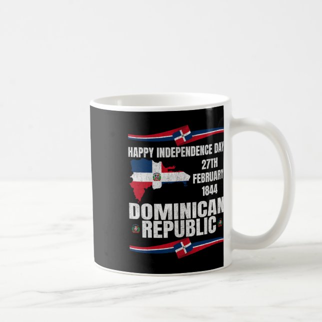 Independence Day Dominican Republic Celebration  Coffee Mug (Right)