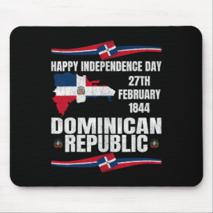 Independence Day Dominican Republic Celebration  Mouse Pad