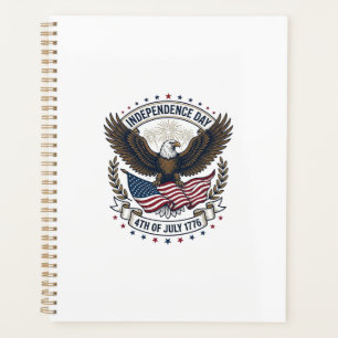 Independence Day Eagle Flag Vintage Shirt Design_1 Planner